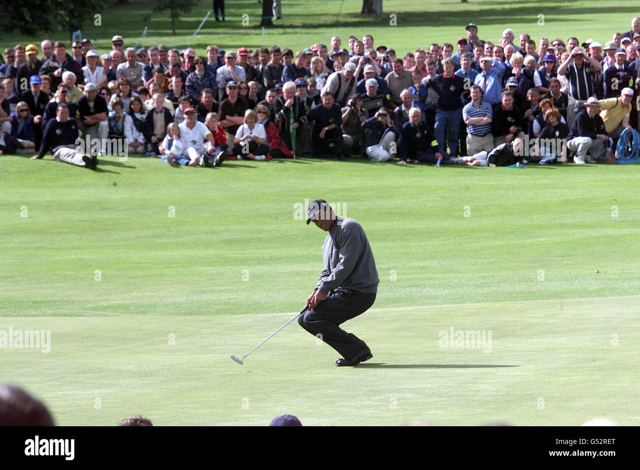 Tiger Woods Putt Stock Photo - Alamy