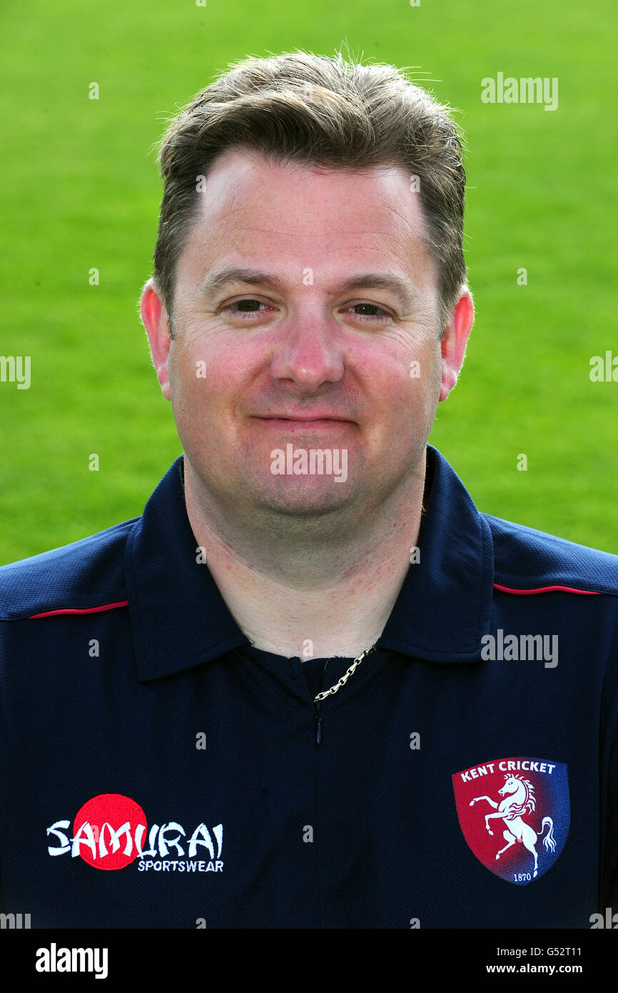 Cricket - 2012 Kent Photocall - St Lawrence Ground. Kent's Simon Willis, High Performance Director Stock Photo