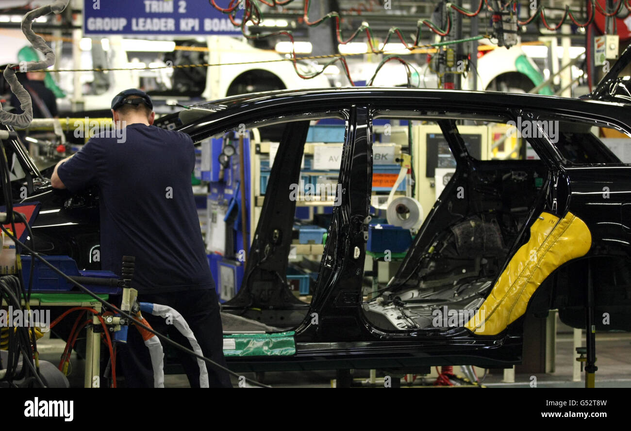 General view toyota assembly line toyota factory burnaston in derby hi