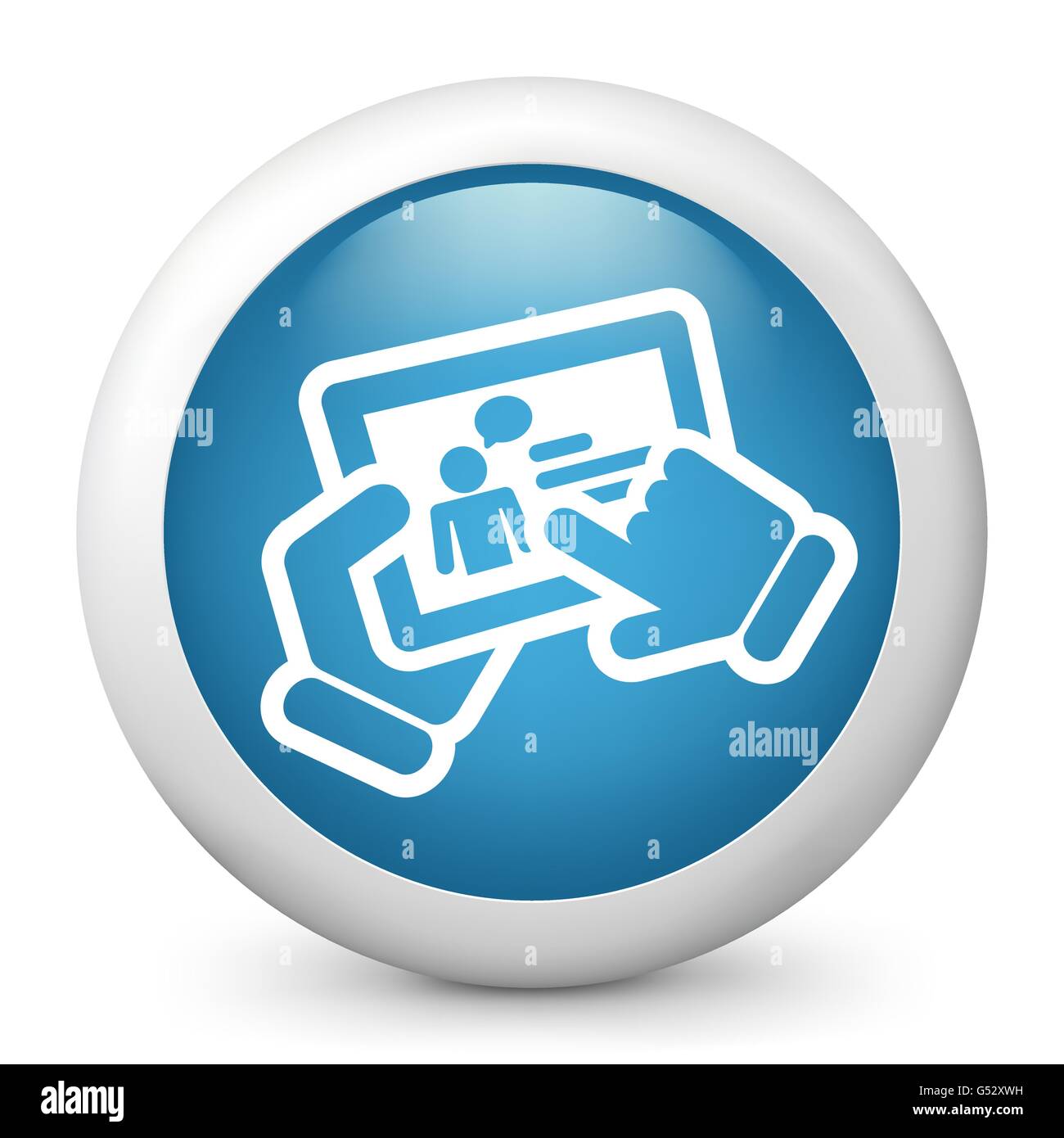 Chat tablet icon Stock Vector Image & Art - Alamy
