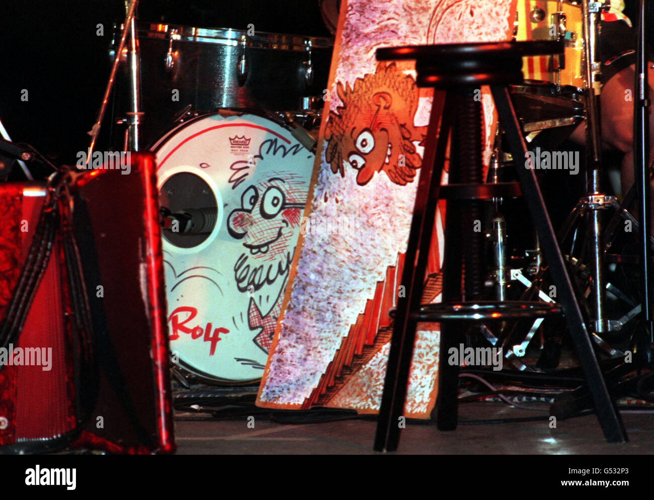 Music celebrity wobble board instrument drawings hires stock