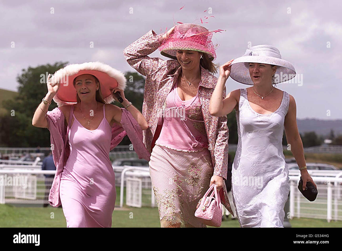 Goodwood fashion ladies hats Stock Photo
