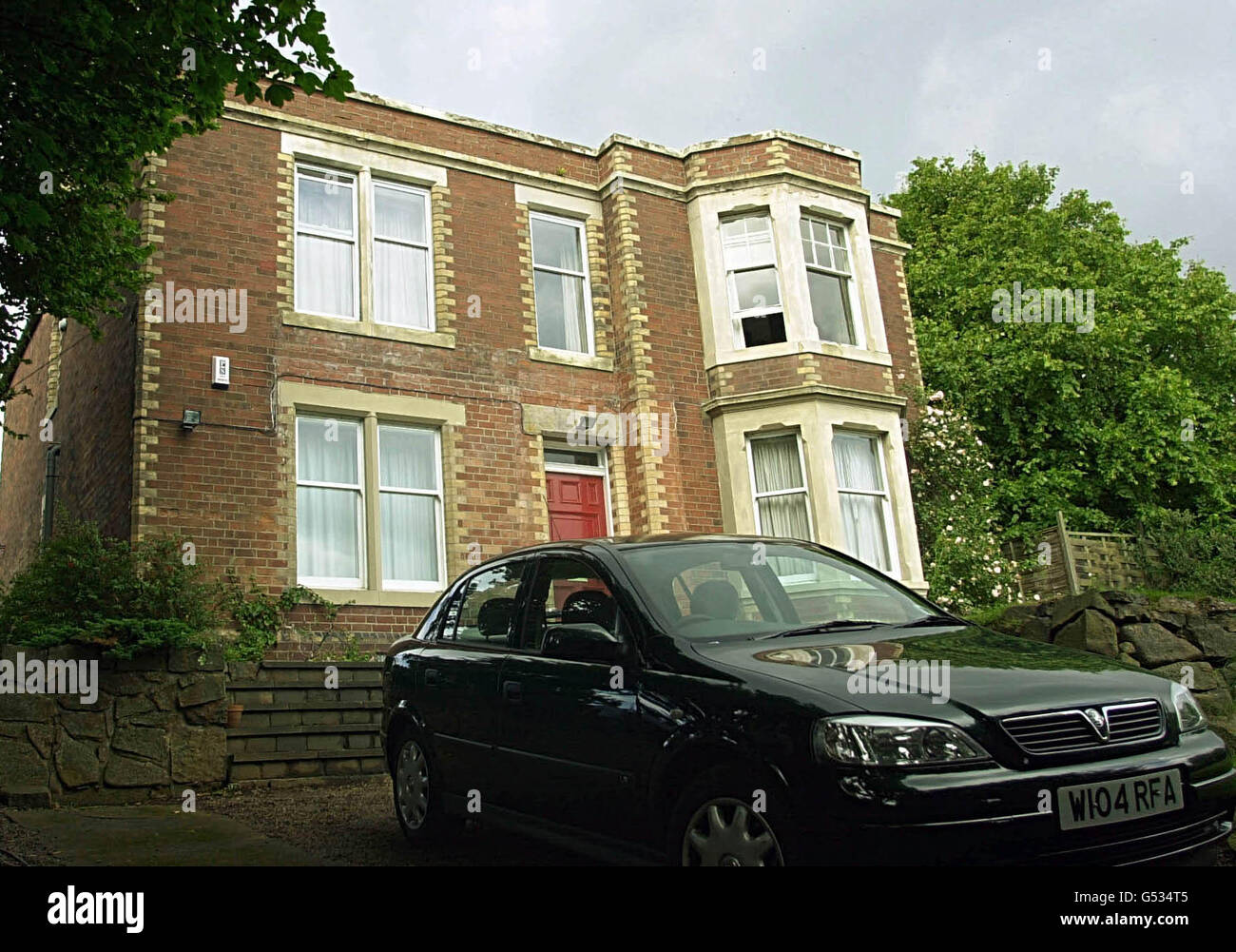 The Chancellor Gordon Brown's house in North Queensferry, where he