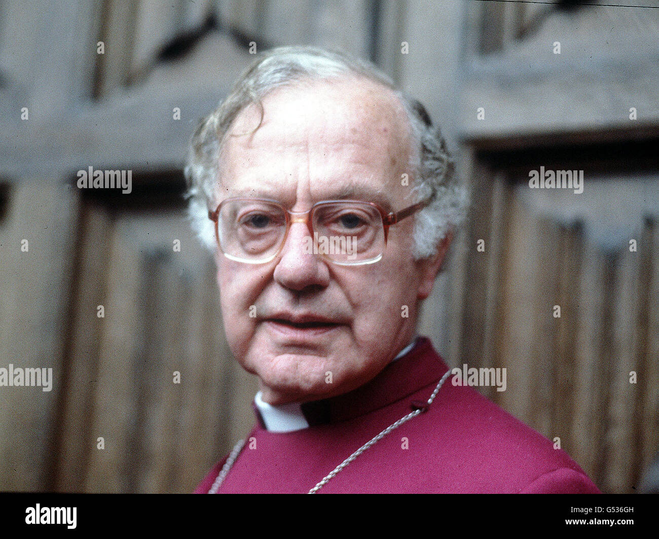 The of Canterbury Dr Robert Runcie in 1984 Stock Photo Alamy
