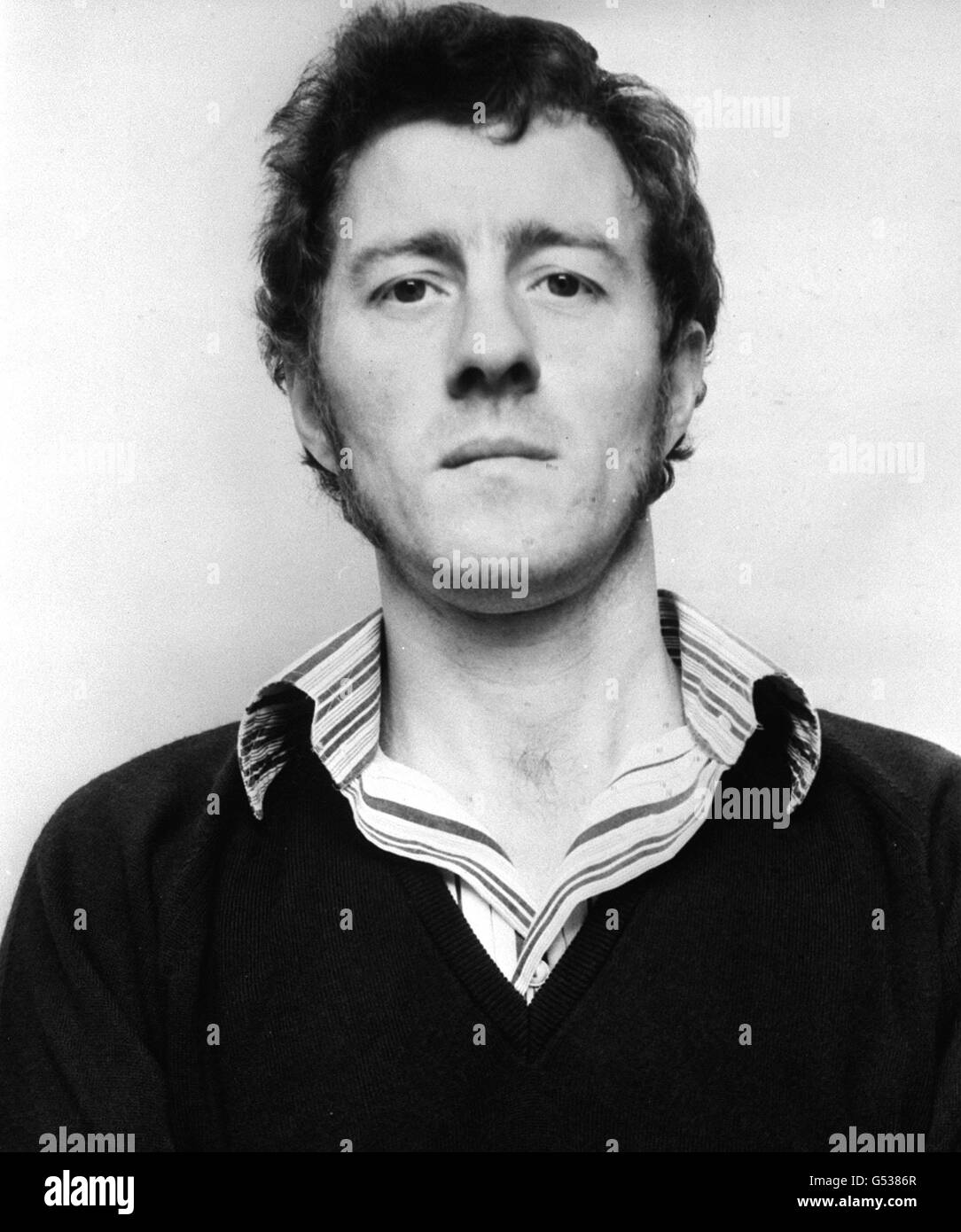 A July 1981 police picture of James Kay, 40, who was given a total of six years imprisonment, at Lancaster Crown Court, for two violent attacks on young women. *... Kay, who changed his name from Lang, carried out the attacks six months after he was released from a top security mental hospital, where he was serving 14 years for raping and killing a 12-year-old girl. Stock Photo