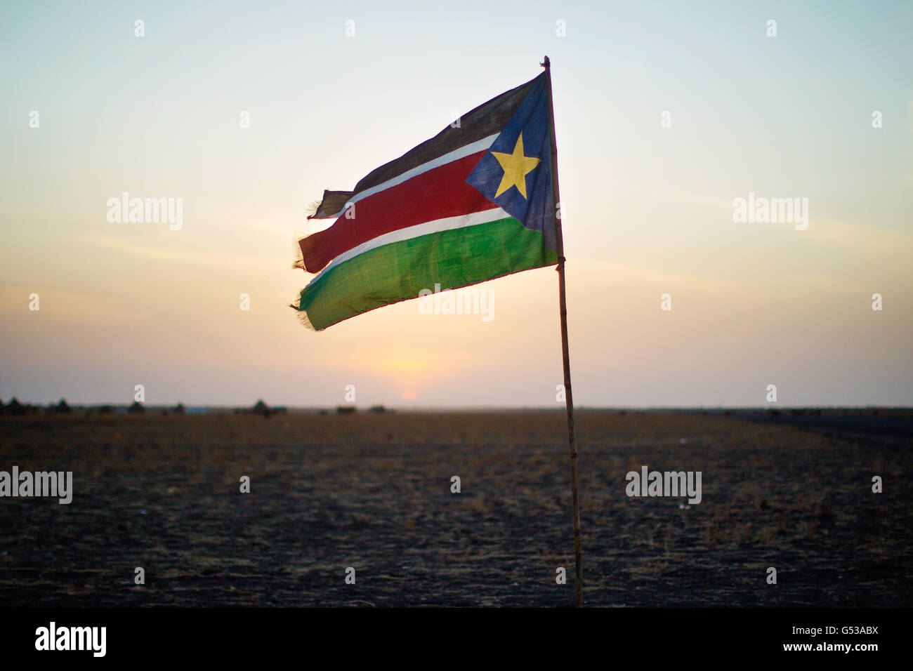 South sudanese flag hi-res stock photography and images - Alamy