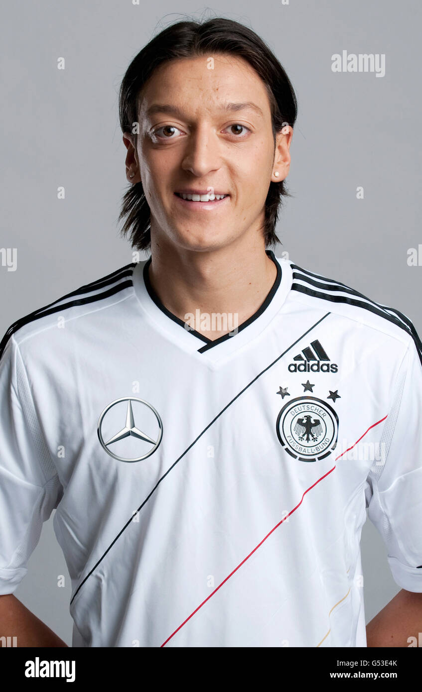 Mesut Oezil, at the official portrait photo session of the German men's ...