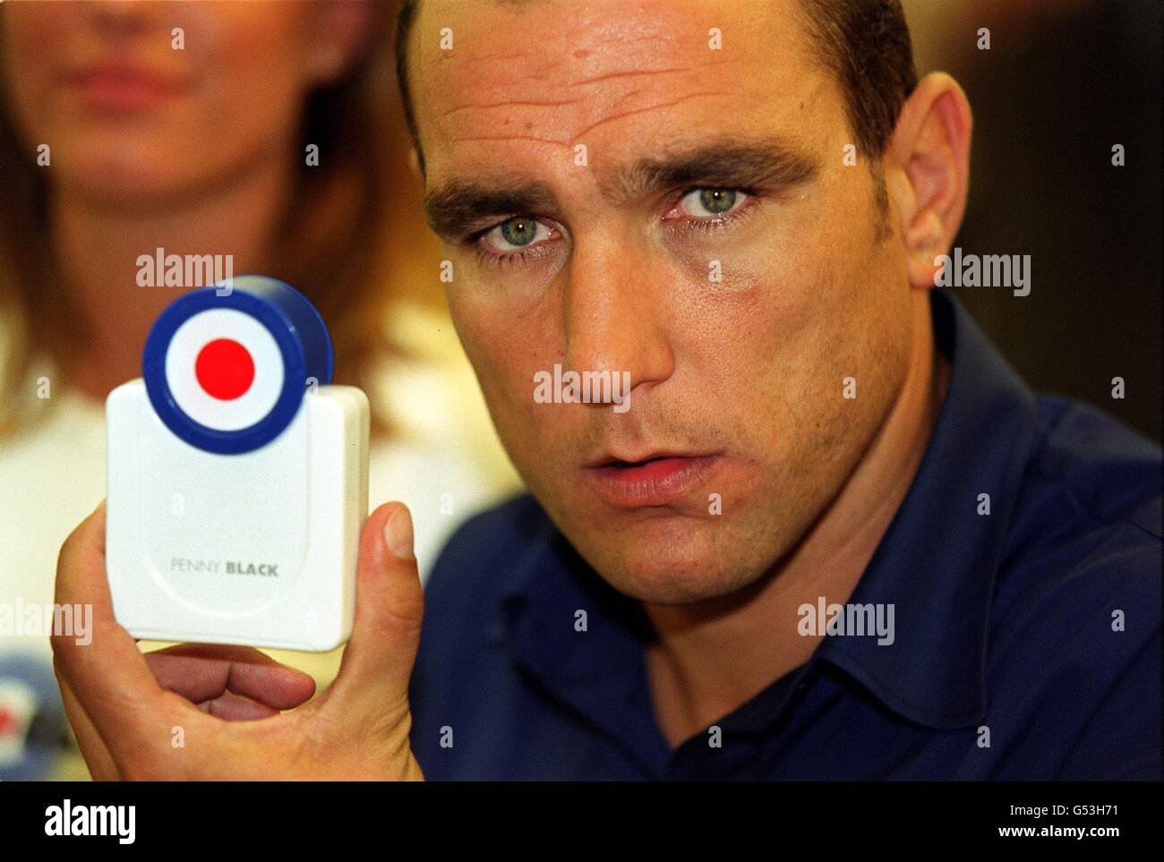 Former footballer turned actor Vinnie Jones, during a promotional tour
