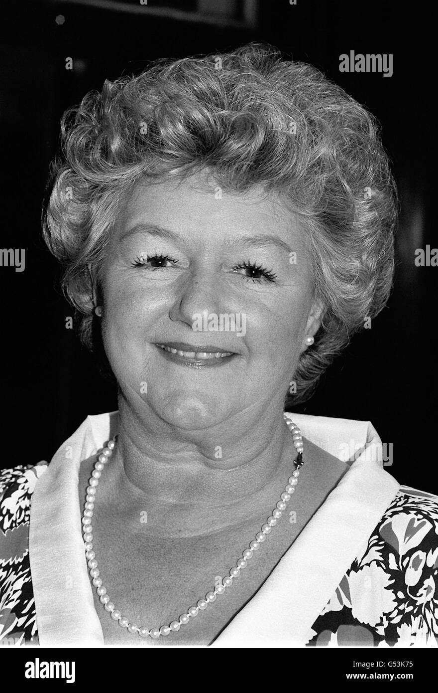 Joan Sims 1986 Stock Photo