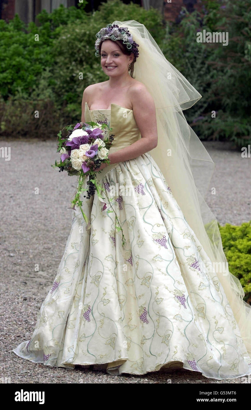 Coronation Street Baldwin wedding Stock Photo - Alamy