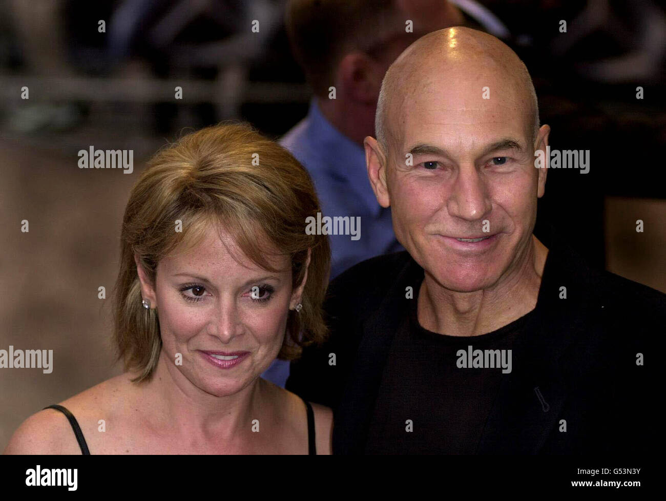 X-Men Patrick Stewart & wife Stock Photo - Alamy