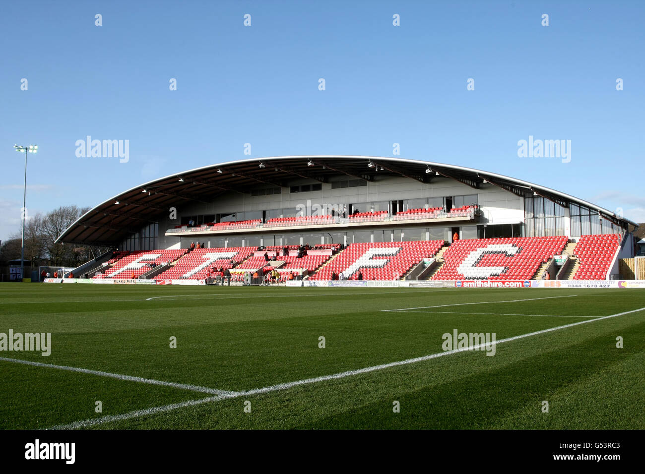 Soccer Blue Square Premier League Fleetwood Town V Lincoln City Highbury Stadium A General View Of Highbury Stadium Home Of Fleetwood Town Stock Photo Alamy Soccer Blue Square Premier League Fleetwood Town V Lincoln City Highbury Stadium A General View Of Highbury Stadium Home Of Fleetwood Town Stock Photo Alamy