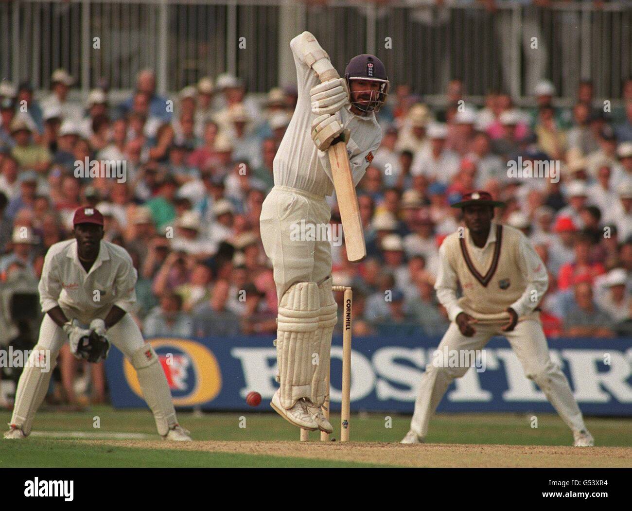 6TH TEST MATCH CRICKET. JACK RUSSELL ENGLAND Stock Photo Alamy