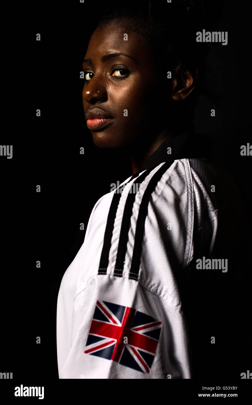 Great Britain's Stephanie Allen during the media day at Ten Acres, Manchester. Stock Photo