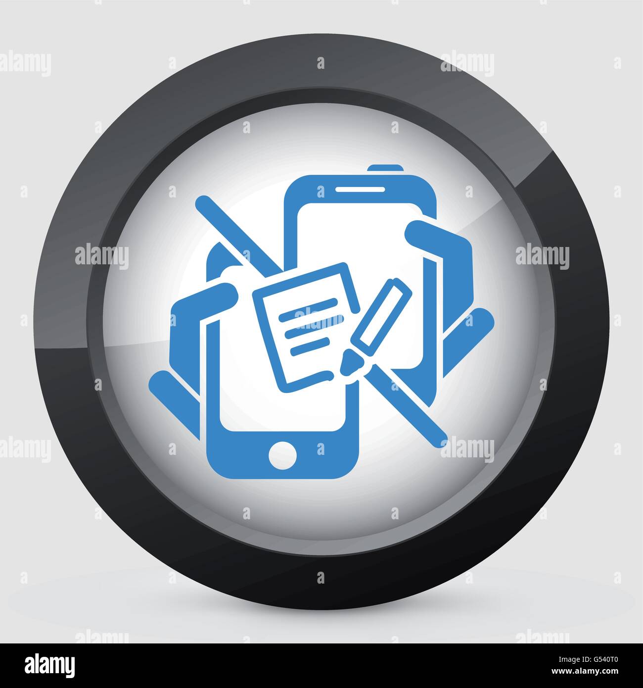 Notepad web communication Stock Vector Image & Art - Alamy