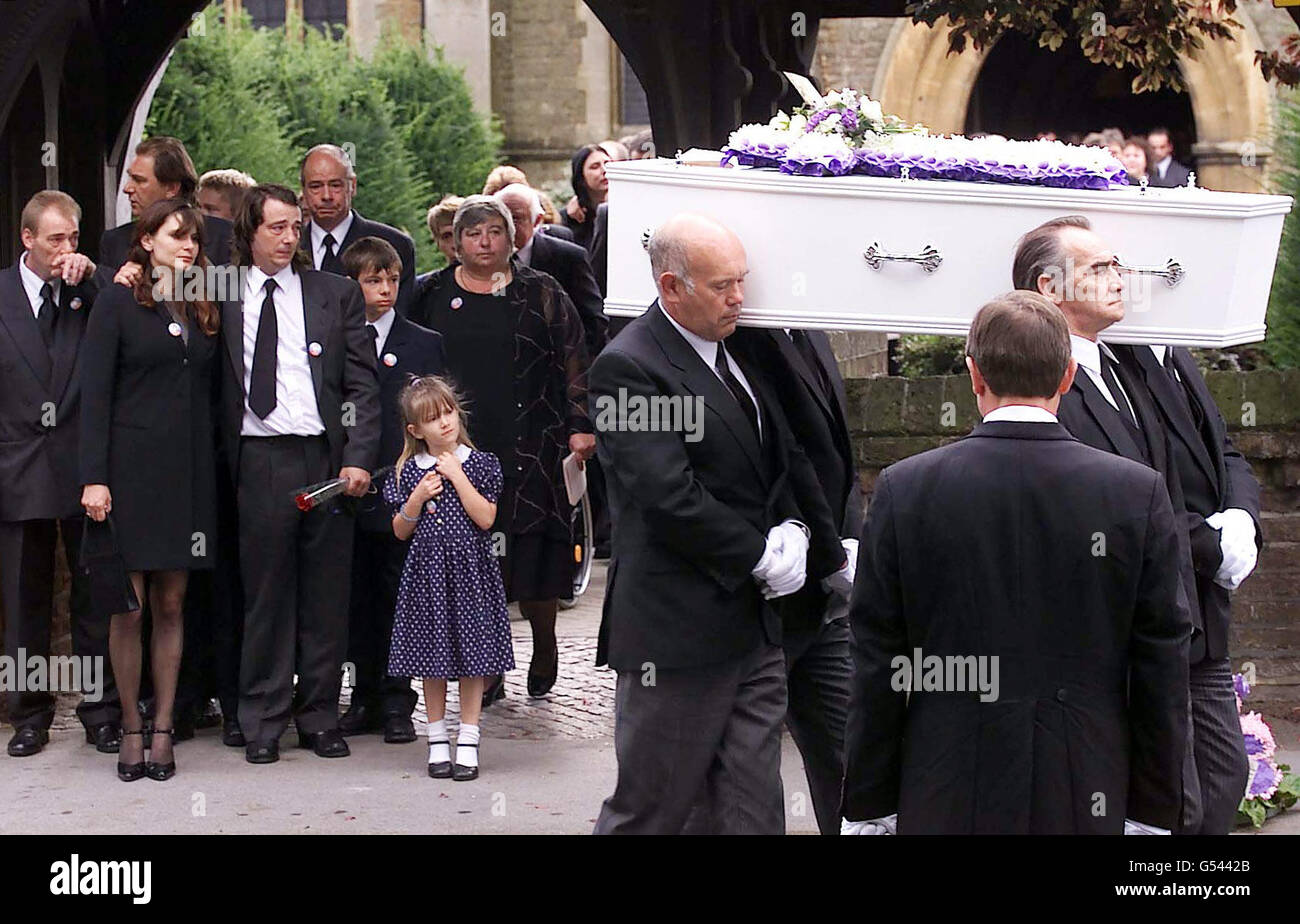 Surrey Sarah Payne funeral Stock Photo