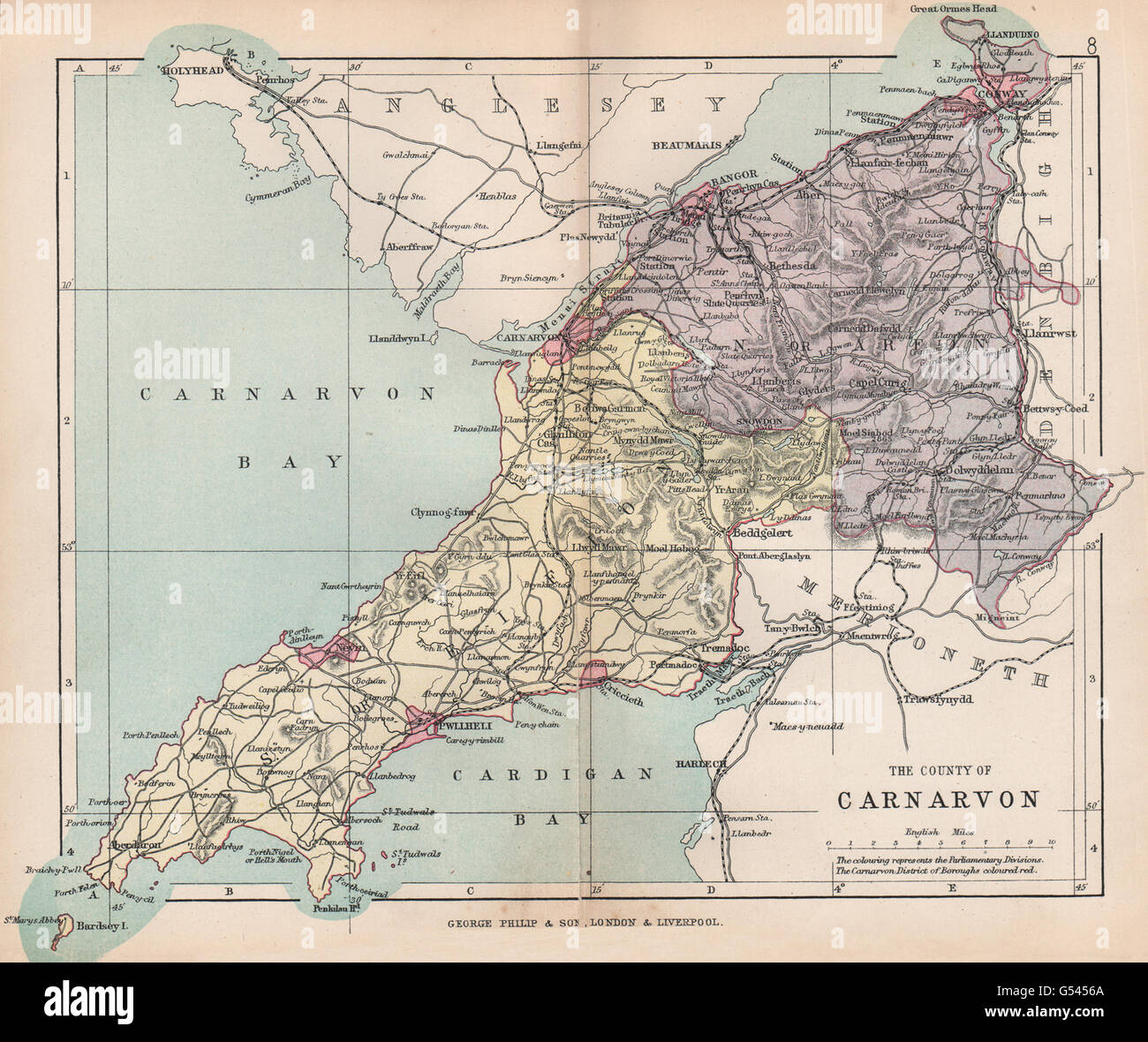 County of caernarfonshire hires stock photography and images Alamy