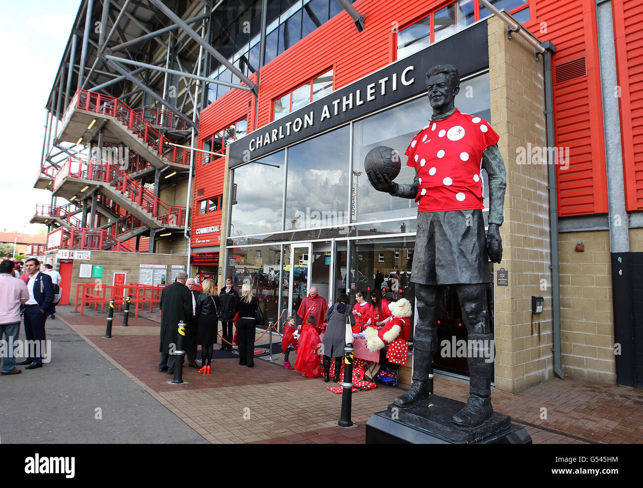 Soccer npower Football League One Charlton Athletic v Wanderers The Valley Stock