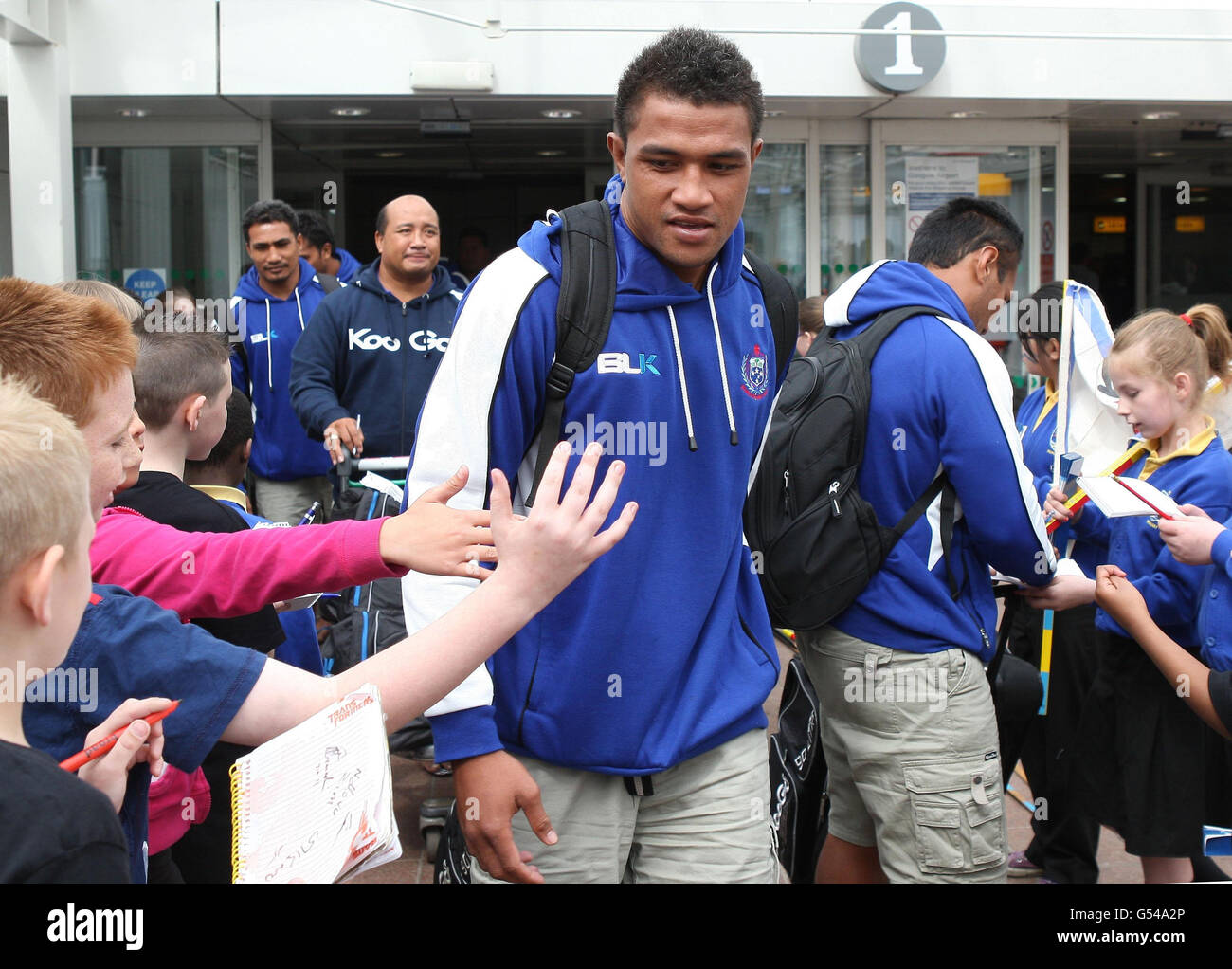Rugby Union Glasgow Sevens International Teams Arrive Glasgow
