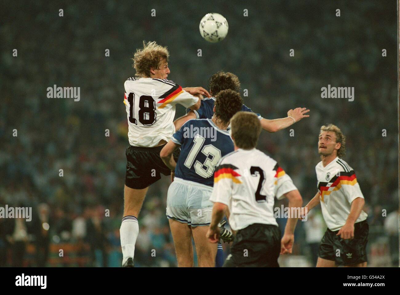 Soccer World Cup Italia 90 Final West Germany v Argentina Stock
