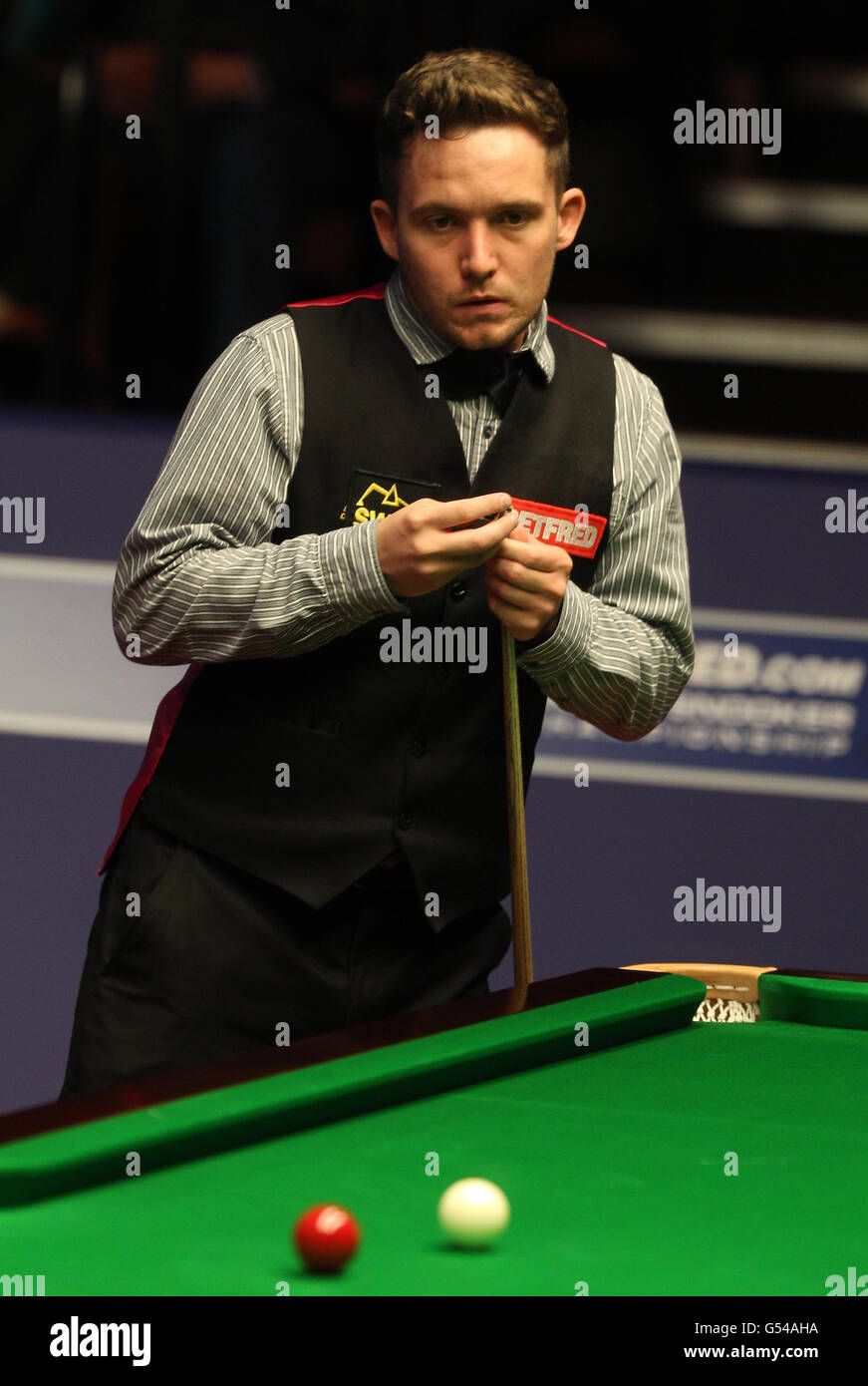 Wales' Jamie Jones during his match against England's Ali Carter during