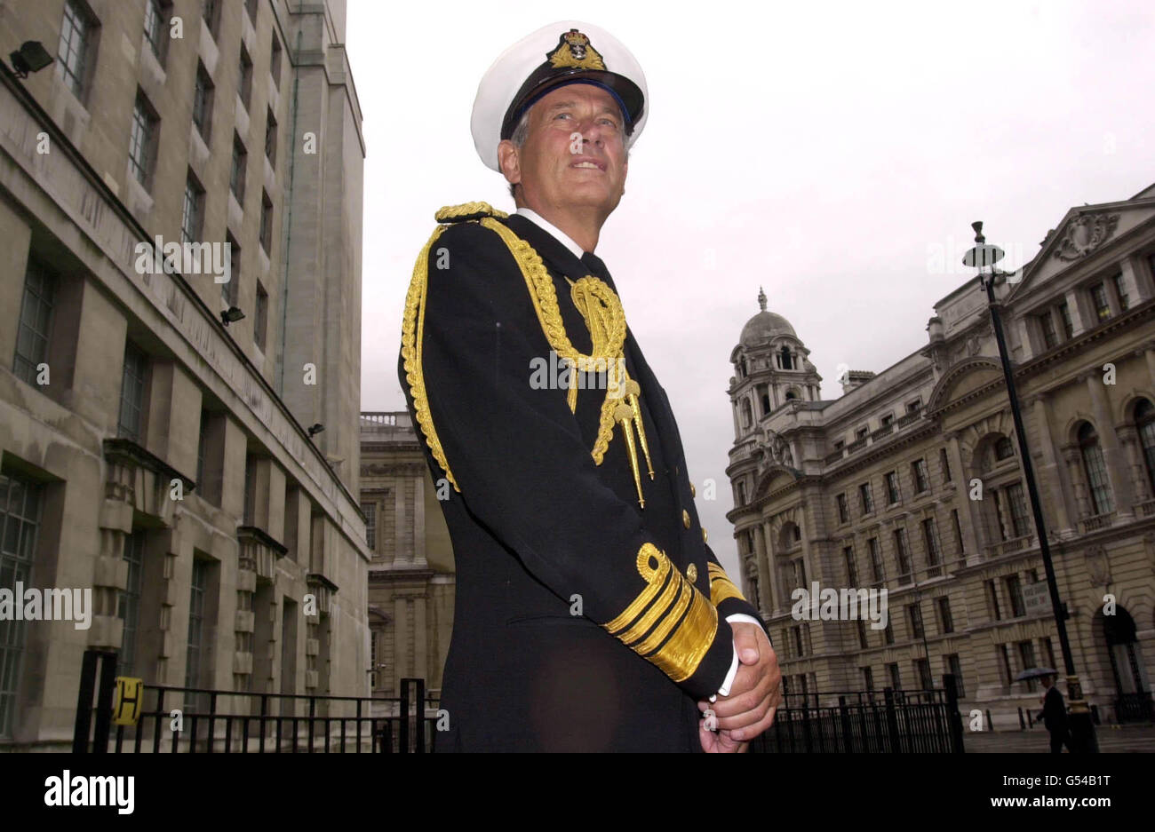 Admiral Sir Michael Boyce at the Ministry Of Defence in London, where he was appointed to succeed General Sir Charles Guthrie as Chief Of The Defence Staff. Admiral Boyce will take up his new appointment in February 2001. Stock Photo