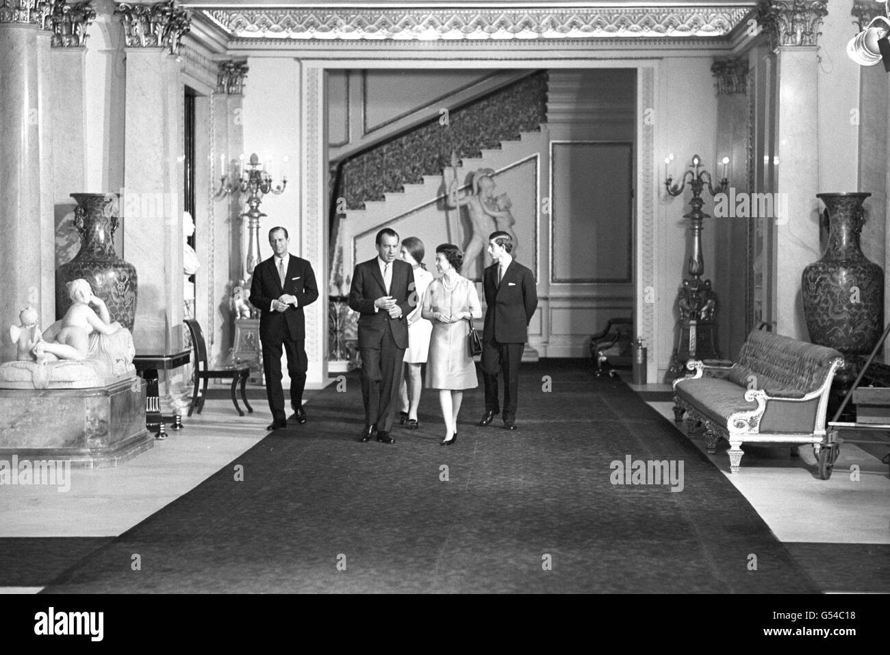 Politics - President Richard Nixon UK Visit - London Stock Photo