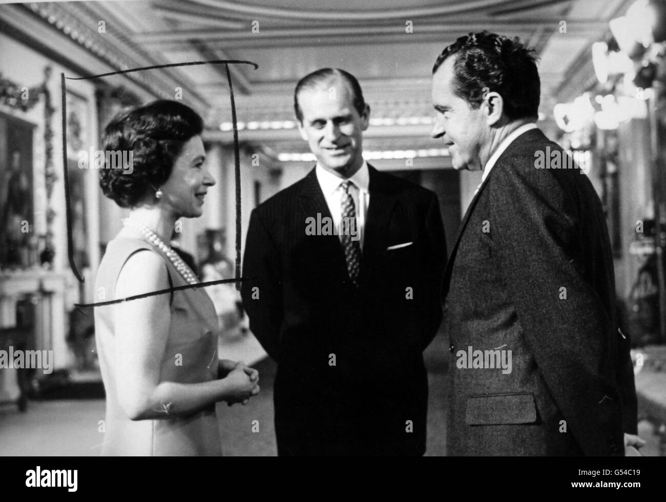 Politics - President Richard Nixon UK Visit - London Stock Photo
