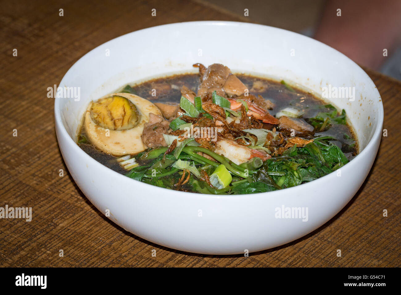 Indonesia, Java, Jakarta, closeup of a soup in Jakarta Stock Photo Alamy