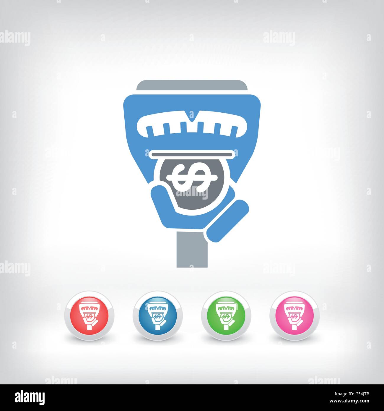 Municipal parking meter Stock Vector Images - Alamy