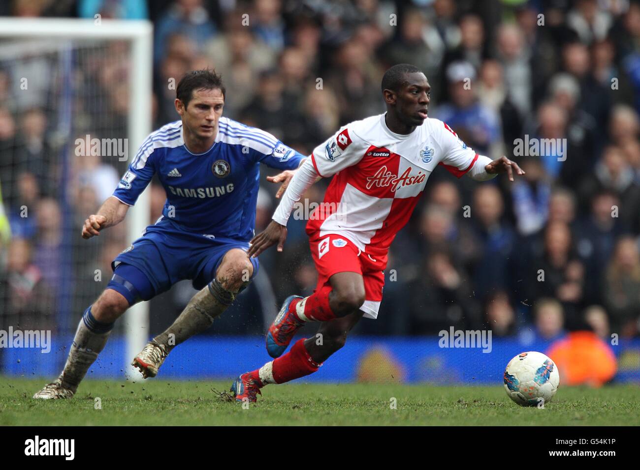 Shaun Wright-Phillips, Queens Park Rangers and Frank Lampard, Chelsea Stock Photo