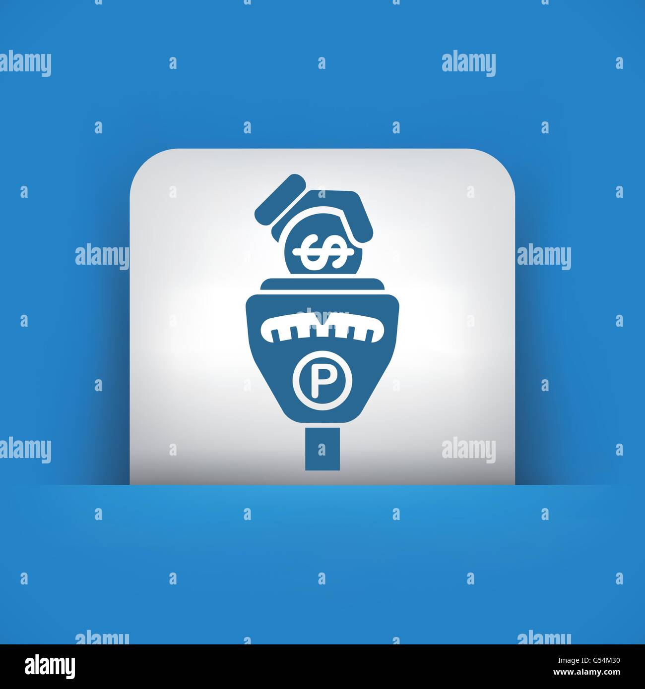 Municipal parking meter Stock Vector Images - Alamy