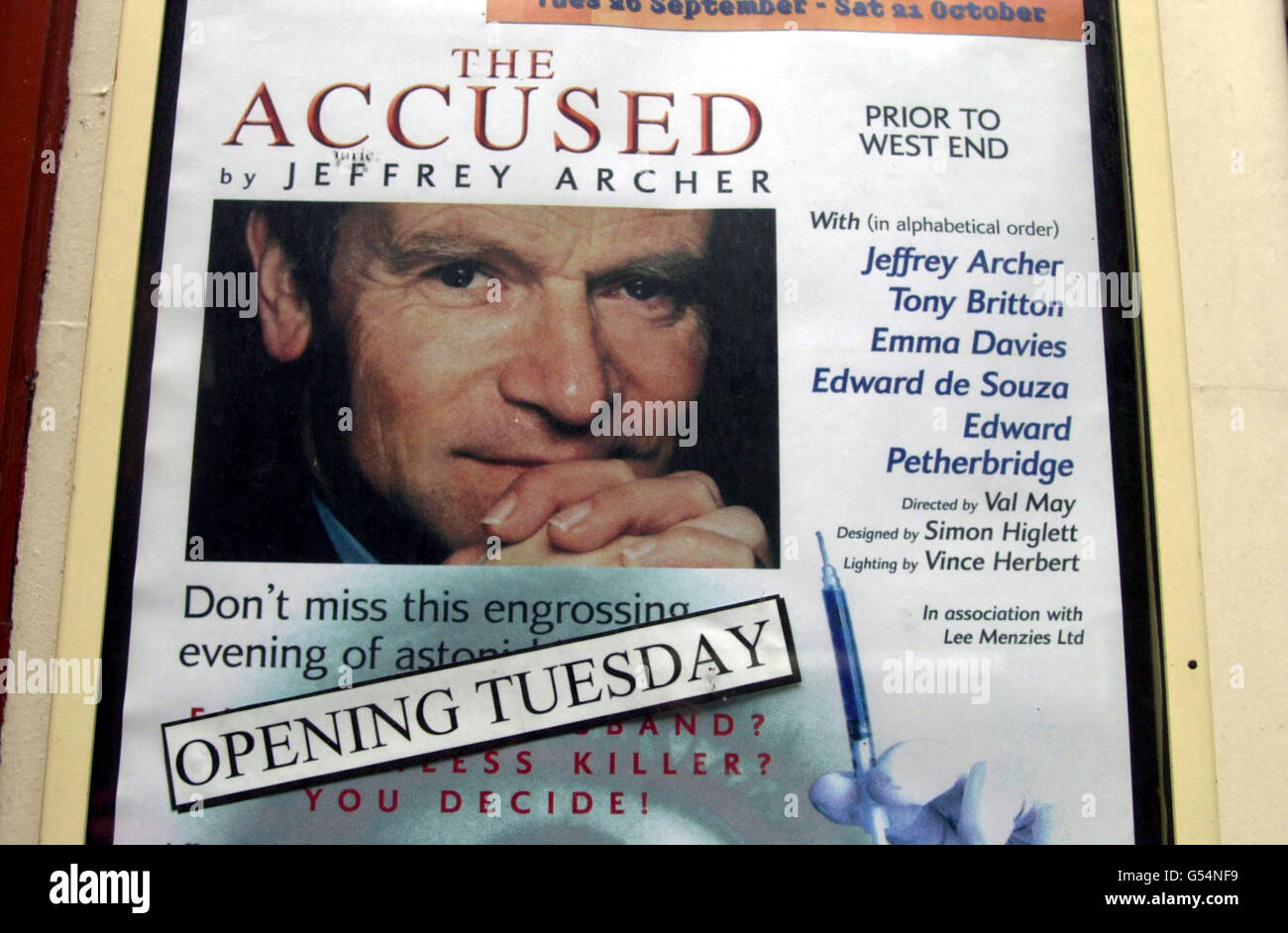 Archer stage debut Stock Photo - Alamy