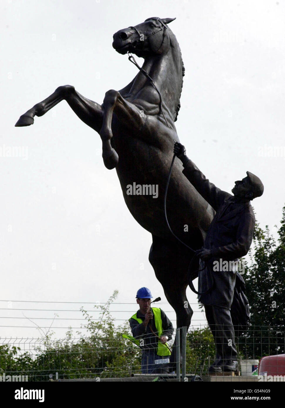 Giant Horse Sculpture Stock Photo Alamy