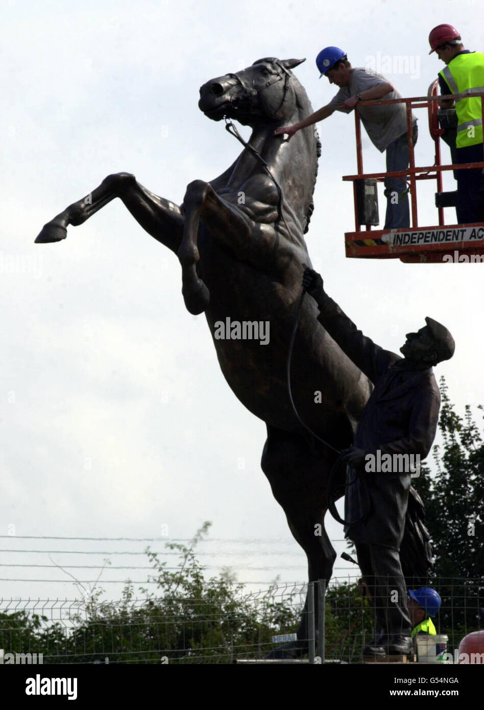 Giant Horse Sculpture Stock Photo Alamy