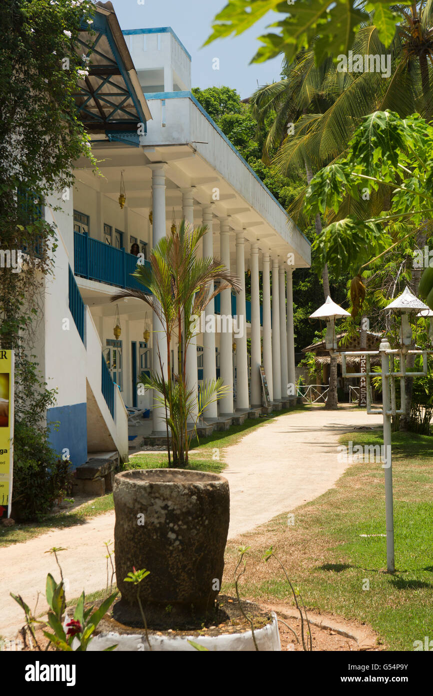 Sri Lanka, Galle Province, Unawatuna Zimmer Rest Guesthouse Stock Photo