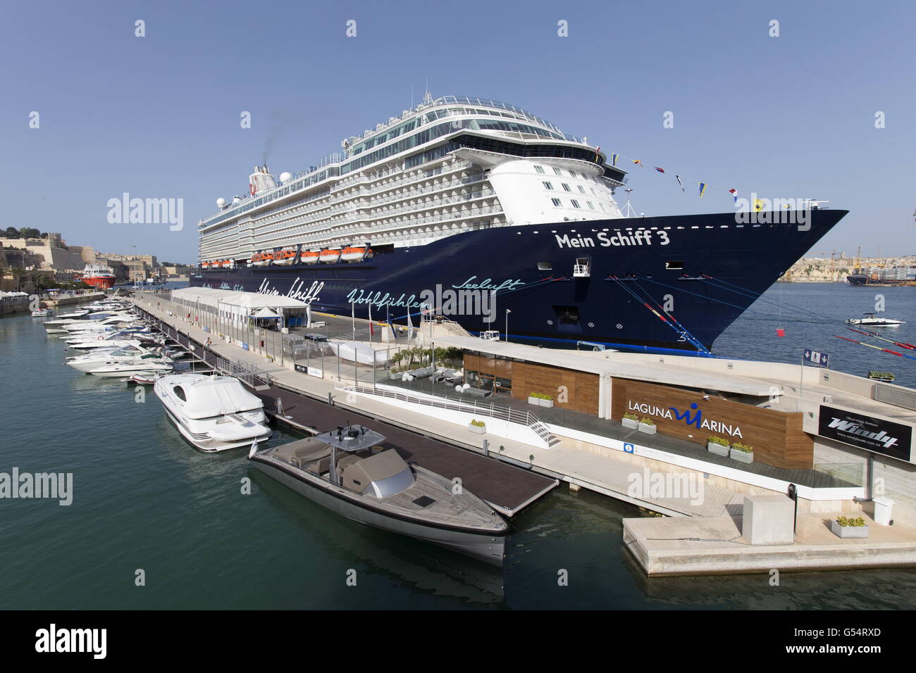 Cruise Ship Valletta Capital Town Stock Photos Cruise Ship