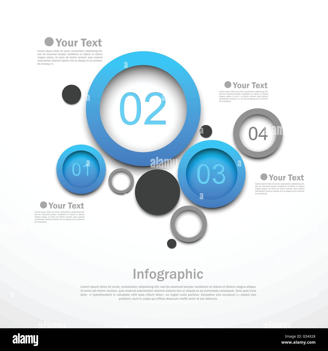 Circle design infographic Stock Vector Image & Art - Alamy
