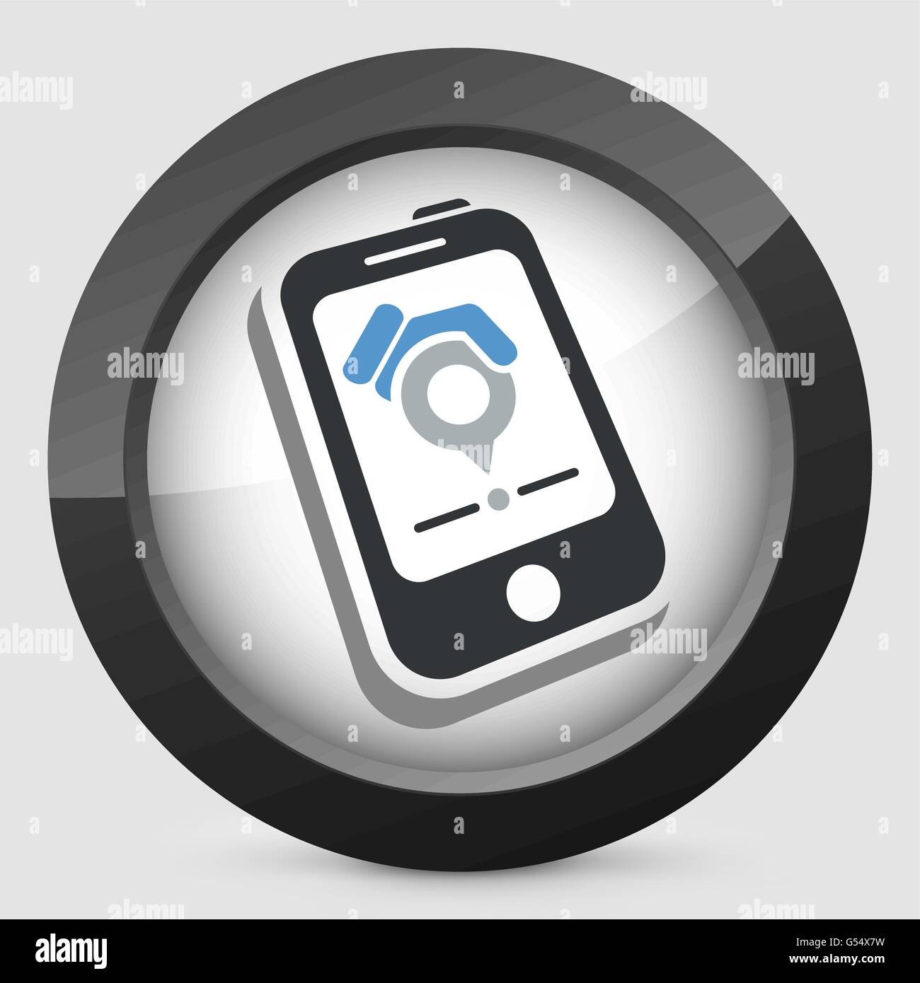 Map pointer icon Stock Vector Image & Art - Alamy
