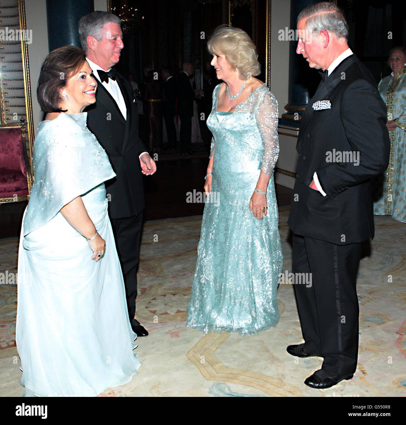Sovereign Monarchs Jubilee dinner Stock Photo Alamy