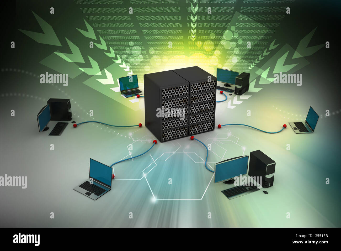 Networking group illustration hi-res stock photography and images - Alamy