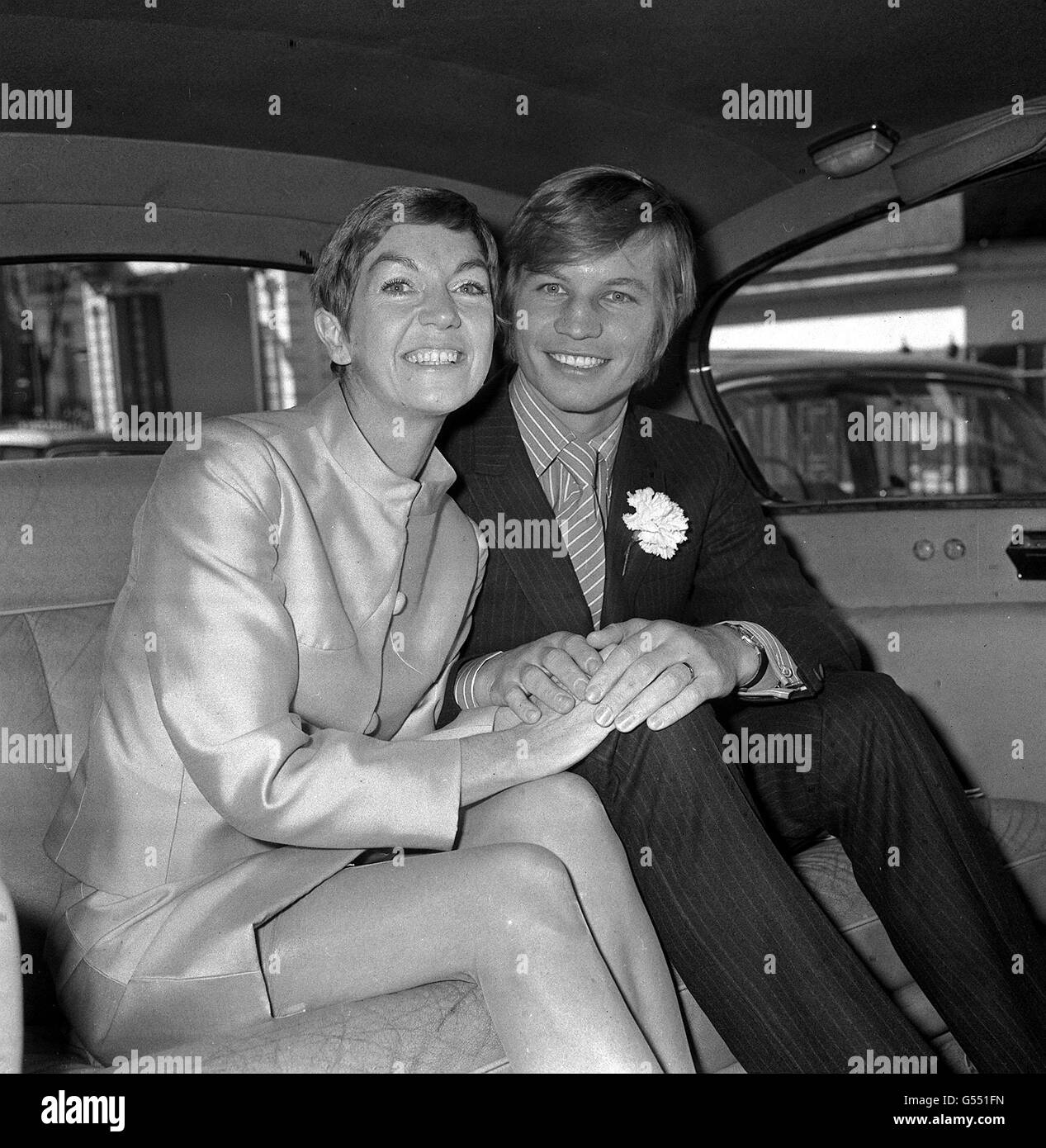 Michael York Marriage Stock Photo