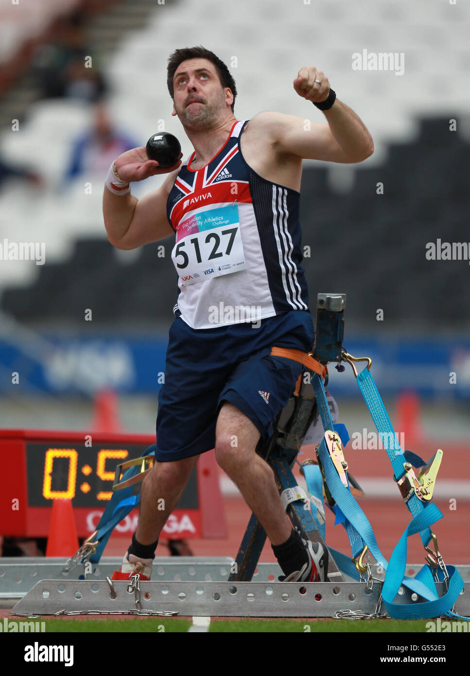 Paralympics - London Disability Grand Prix - Olympic Stadium Stock ...