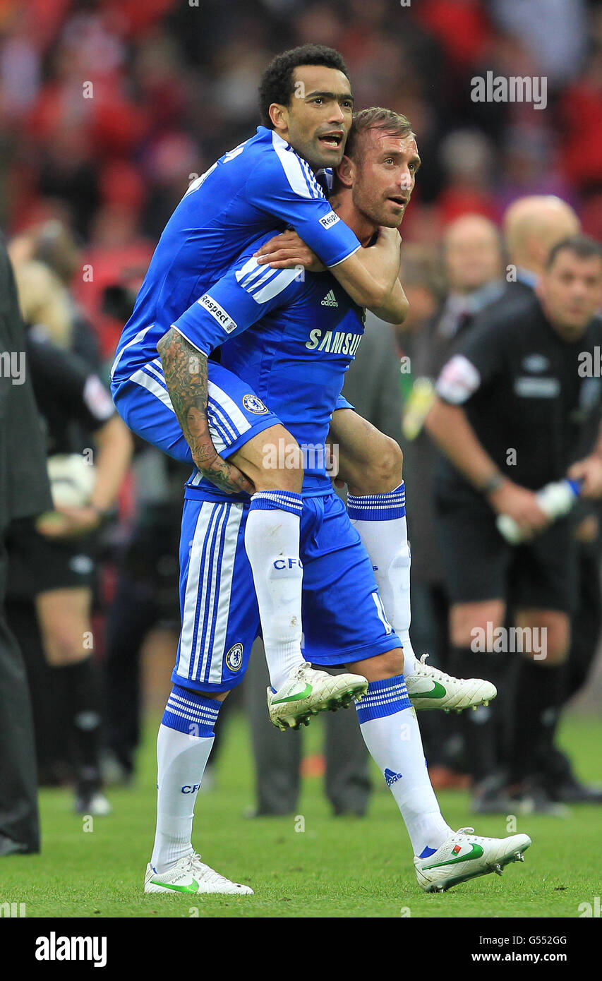 Soccer - FA Cup - Final - Liverpool v Chelsea - Wembley Stadium Stock Photo