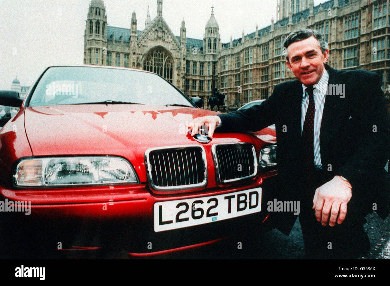 John Carlisle MP hybrid car Stock Photo