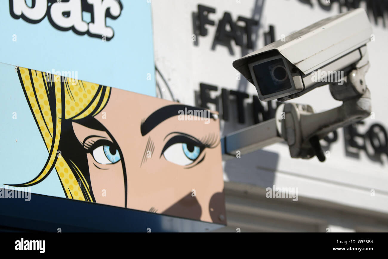 A stock picture of a CCTV camera in Dublin City Centre in Ireland Stock Photo Alamy