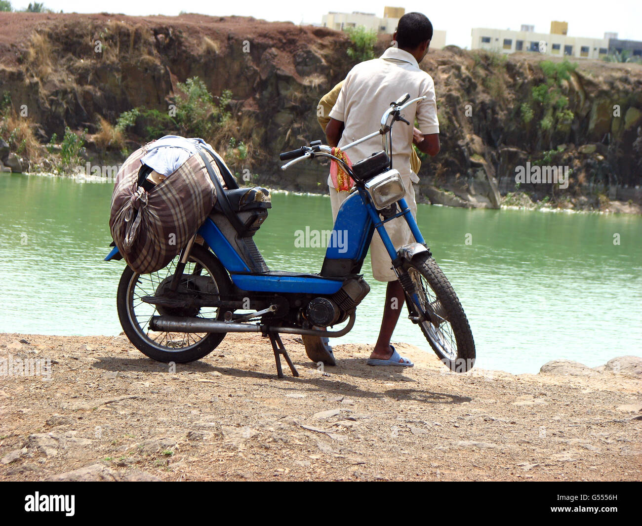 The Laundry man's burden Stock Photo Alamy