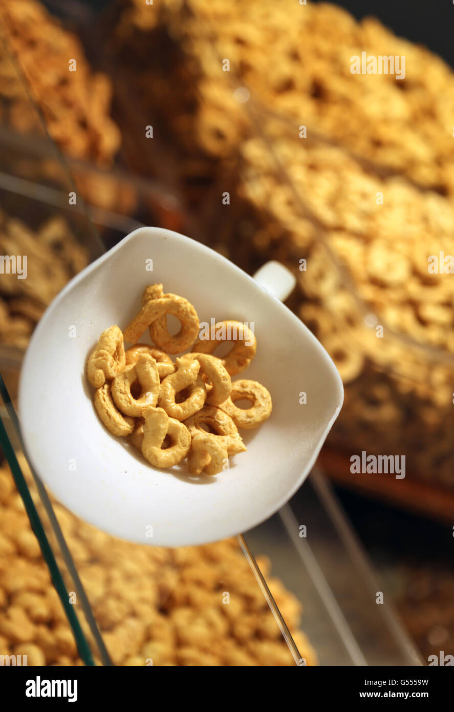 rolled breadsticks called Tarallini in Italy in a bakery in southern Italy Stock Photo Alamy