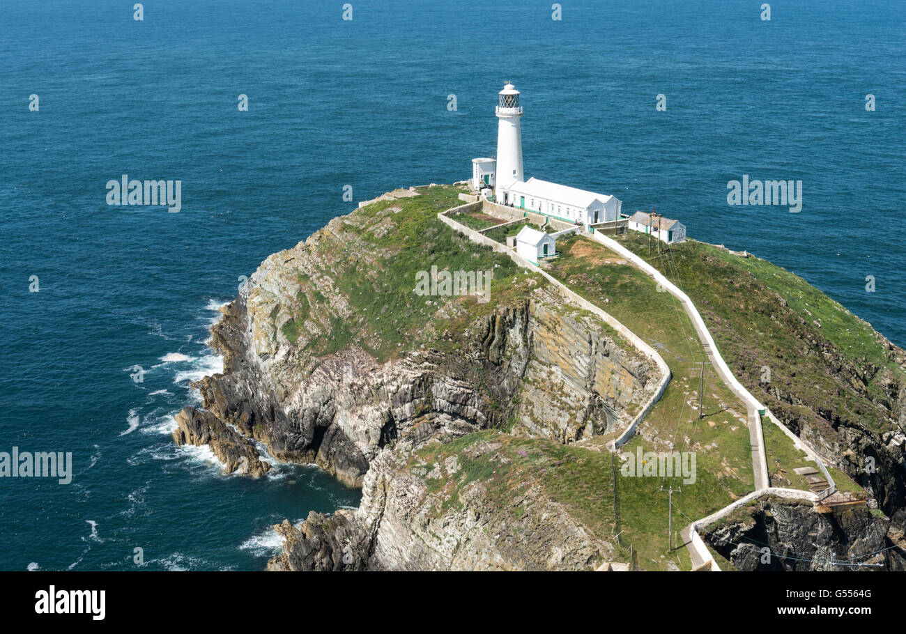 South Stack Lighthouse Stock Photo - Alamy