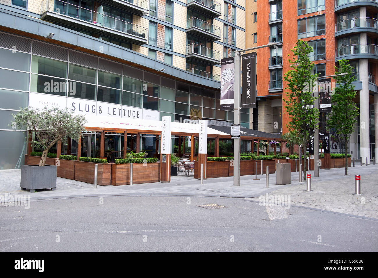 Slug and Lettuce Restaraunt, Manchester Stock Photo Alamy